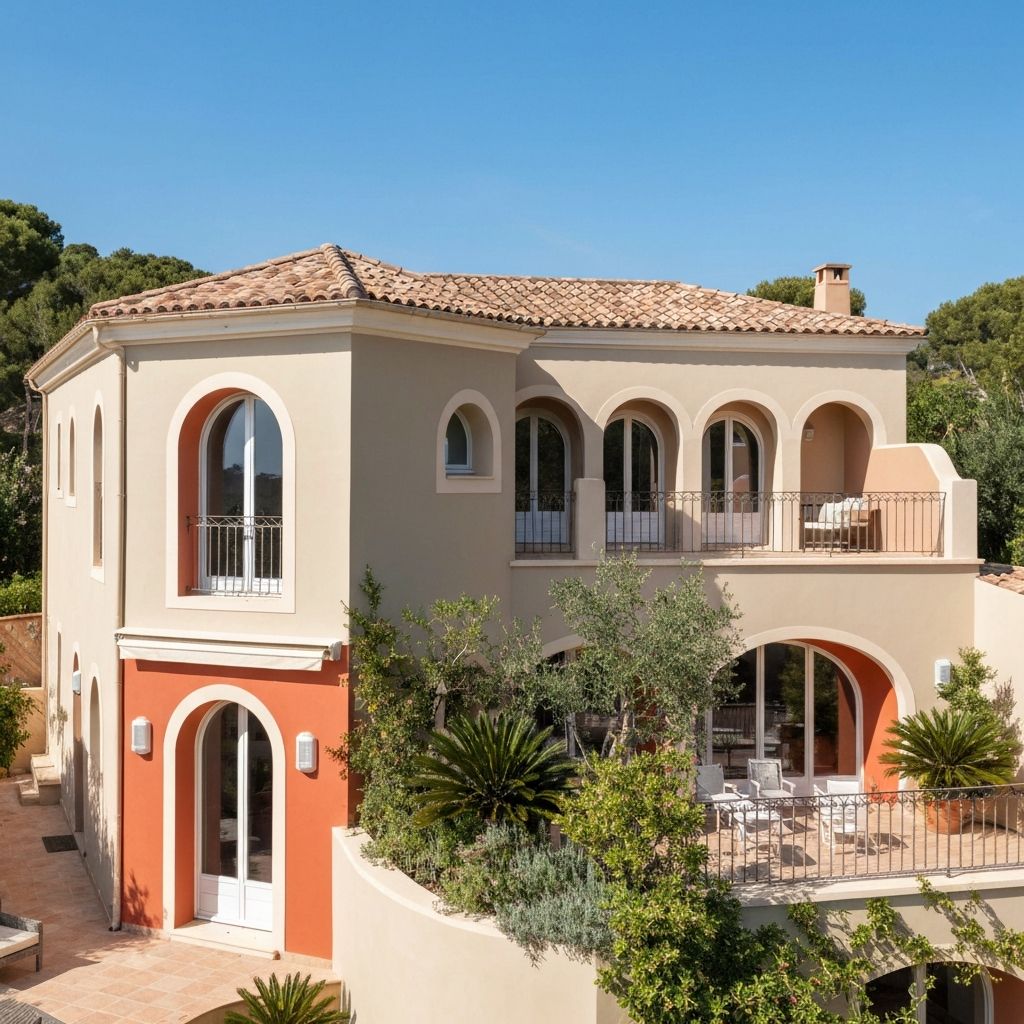 Rénovation de façade à Menton